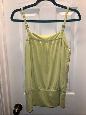 Express light green y2k strappy top